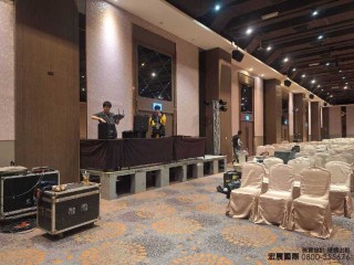 宴會廳尾牙舞台佈置
